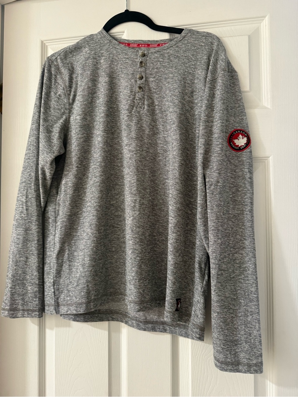 Heather Gray Long Sleeve Canada Weather Gear